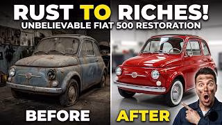 ASMR Car Restoration | 1957 Fiat 500 Full Rebuild to Showroom Perfection