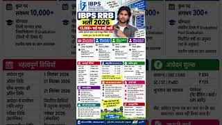 IBPS RRB Form Fill Up 2026 | Gramin Bank Online Form Step By Step | RRB Recruitment 2026